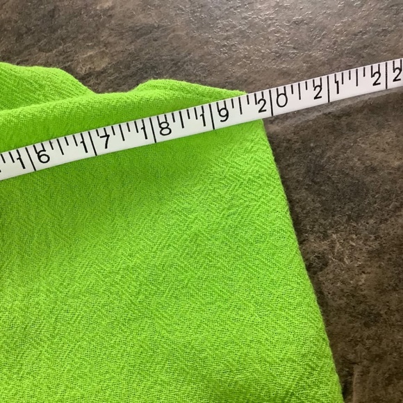 Lime cotton top MEDIUM made in Mexico - Picture 2 of 5